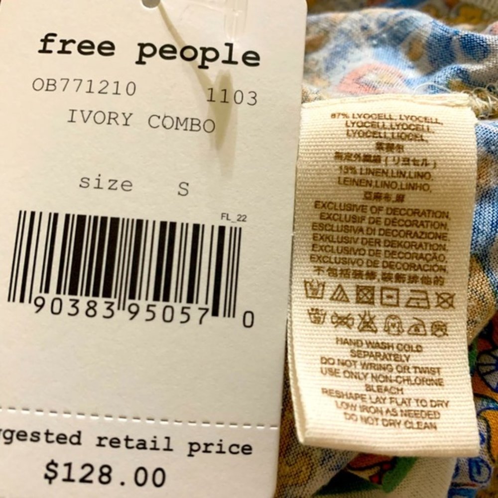 Free People Macrame Vibe Tassel Top - Picture 6 of 7